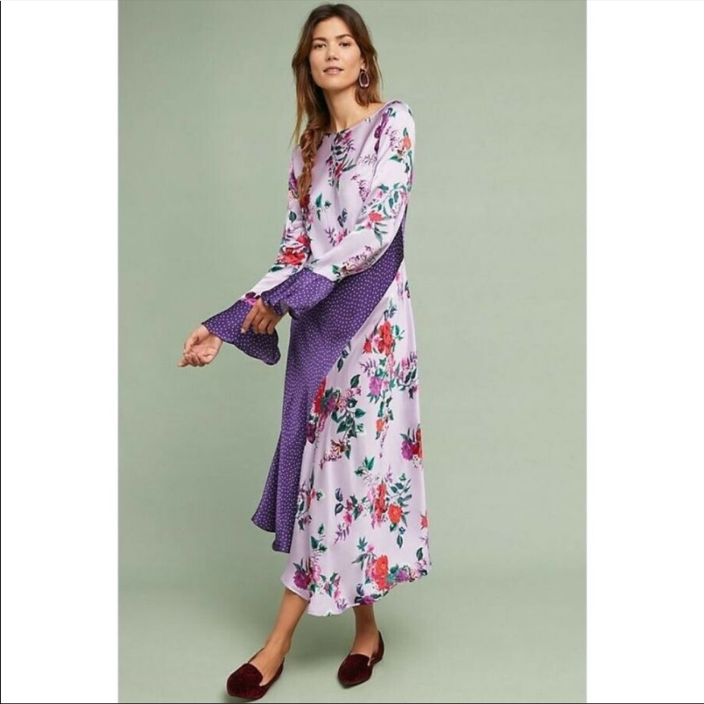 Anthropologie Ghost Carly Patchwork dress